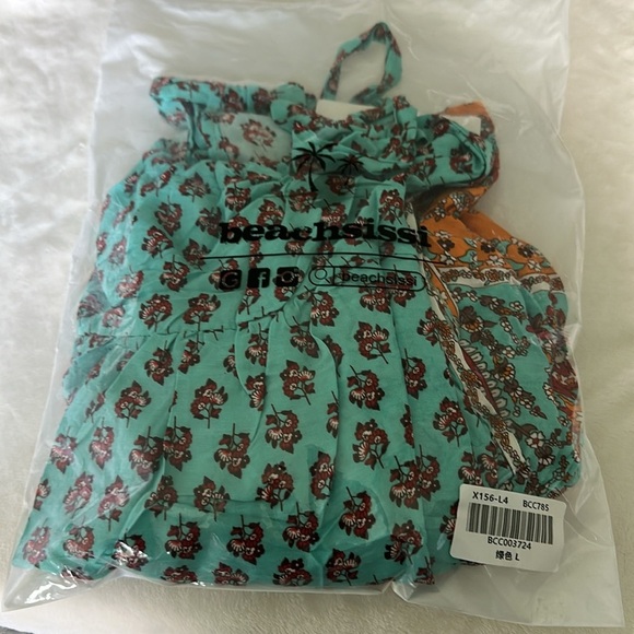 Beachsissi Floral Print Dress Swim Cover Up NWT - Picture 8 of 9